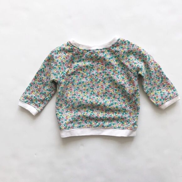 Carters floral print sweatshirt GUC 6 months - Picture 5 of 5